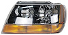 LH H.L. COMBINATION TYPE W/ BLK BEZEL GRAND CHEROKEE LAREDO/SPORT 99-01 02 TO 01/02 04 - image 1