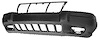 FT BUMPER CVR TEXTURED LT GRY W/O FOG LAMP HOLES GRAND CHEROKEE LAREDO 03 - image 1