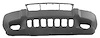 FT BUMPER CVR TEXTURED DK GRY W/ FOG LAMP HOLES GRAND CHEROKEE LAREDO 03 - image 1