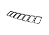 GRILLE MOLDING SILVER JEE - image 1