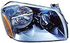 RH H.L. COMBINATION TYPE C W/ 2.7 3.5L ENG W/ BLK BEZEL MAGNUM 05-07 - image 1