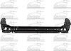 CAPA RADIATOR SUPPORT LOW - image 1