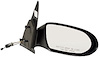 RH DOOR MIRROR MAN REM NON-HTD TEXT BLK NON-FLDG NEON 95-99 - image 1