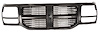 GRILLE MAT BLK W/ BLK FRAME NITRO 07-10 - image 1