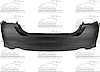 REAR BUMPER COVER W/O DIS - image 1