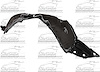 RT FRONT FENDER INNER PAN - image 1