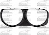 LH HEADLAMP COVER SRH HEL