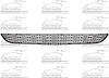 FRONT BUMPER GRILLE W/FOG - image 1