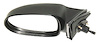 LH DOOR MIRROR MAN REM NON-HTD GLOSS BLK NON-FLDG SENTRA 00-06 - image 1