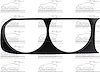RH HEADLAMP COVER BEZEL D - image 1