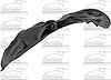 RH FRONT FENDER INNER PAN - image 1