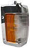 LH SIDEMARKER LAMP W/ CHR TRIM NISSAN P/U 90-97 - image 1
