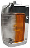 RH SIDEMARKER LAMP W/ CHR TRIM NISSAN P/U 90-97 - image 1
