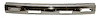 FT BUMPER CHR W/O FILLER HOLES NISSAN P/U 86-92 - image 1