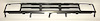 GRILLE BLK NISSAN P/U 2/4 WD 88-89 PATHFINDER 87-89 - image 1