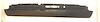 RR BUMPER CVR BLK P W/ SPARE TIRE CARRIER PATHFINDER 96-12/98 - image 1