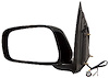 LH DOOR MIRROR PWR NON-HTD GLOSS BLK P FLDG W/ OFF ROAD PKG PATHFINDER SE 05-11 - image 1