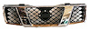 GRILLE ASSY CHR/BLK PATHFINDER 05-07/FRONTIER 05-08 - image 1