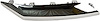 RH UPR FT BUMPER MLDG CHR PACIFICA 04-06 - image 1
