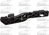 RH FRONT BUMPER COVER RET - image 1