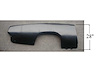 Quarter Panel Skin with Round Lamp Hole 1968 Cuda - image 1