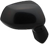 RH DOOR MIRROR PWR NON-HTD SMOOTH BLK P FLDG FIT 07-08 - image 1