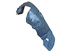 LH FRONT FENDER INNER PAN - image 1