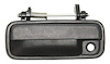 LH OUTR DR HDL W/ MAN LOCKS BLK ACCORD CPE 90-93 - image 1
