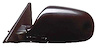 LH DOOR MIRROR MAN REM NON-HTD SMOOTH BLK FLDG ACCORD SDN 90-93 - image 1