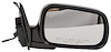 RH DOOR MIRROR MAN REM NON-HTD SMOOTH BLK NON-FLDG ACCORD SDN 95-97 - image 1