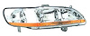 RH H.L. COMBINATION TYPE ACCORD 01-02 - image 1
