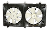RAD/CON COOLING FAN ASSY BLADE/MOTOR/SHROUD 4 CYL ACCORD SDN 03-07 - image 1