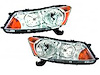 HEADLMP PERF SET SDN HAL OEM STYLE W/CHR BEZEL LENS/HSNG ONLY ACCORD 08-11 - image 1
