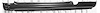 LH ROCKER PNL FACTORY STYLE 2 DR CIVIC H-BACK 88-91 - image 1