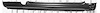 RH ROCKER PNL FACTORY STYLE 2 DR CIVIC H-BACK 88-91 - image 1