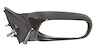 RH DOOR MIRROR MAN NON-HTD SMOOTH BLK NON-FLDG CIVIC H-BACK 88-91 - image 1