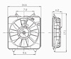 RAD COOLING FAN ASSY BLADE/MOTOR/SHROUD CIVIC CPE/SDN 06-10 - image 1