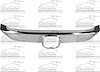 GRILLE MOLDING HONDA CIVI - image 1