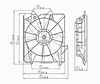 RAD COOLING FAN ASSY BLADE/MOTOR/SHROUD ODYSSEY 05-10 - image 1