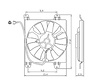 COND COOLING FAN ASSY BLADE/MOTOR/SHROUD HONDA CR-V 07-09 - image 1