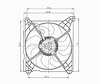 RAD COOLING FAN ASSY BLADE/MOTOR/SHROUD W/ 2.4/2.7L ENG SANTA FE 01-06 - image 1