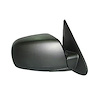 RH MIRROR OUTSIDE RR VIEW PWR HEATED MATTE BLK SANTA FE 09-10 - image 1