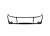 CAPA FRT BUMPER COVER LOW - image 1