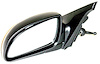 LH DOOR MIRROR MAN NON-HTD BLK FLDG ACCENT 00-02 - image 1