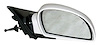 RH DOOR MIRROR MAN NON-HTD SMOOTH BLK P FLDG ACCENT SDN 02-05 H-BACK 02- 06 - image 1