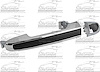 RH FT DR HDL OTR W/O KEYHOLECHR/BLK STRIP SONATA 06-08 - image 1