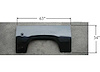 LH WHL OPNG REPAIR PNL W/ ROUND GAS HOLE AHEAD OF WHEEL OPNG DODGE PU 72-80 - image 1