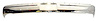 FT STEP BUMPER CHR W/ PAD HOLES DODGE P/U/RAMCHARGER 91-93 - TAI CHR - image 1