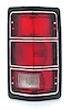 RH T.L. COMBINATION TYPE W/O SE PKG BLK HSNG W/ CHR LENS TRIM DAKOTA 87 TO 11/02/87 - image 1