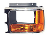 LH H.L. DR W/ LENS W/O AERO PKG CHR/BLK/DR GRY DAKOTA 91-96 USES SEALED BE AM TYPE H.L. - image 1